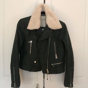 Faux Suede Jacket